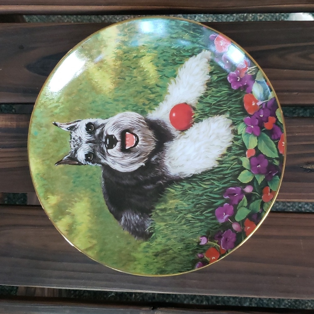 Limited edition plate Play Ball by Christopher Nick